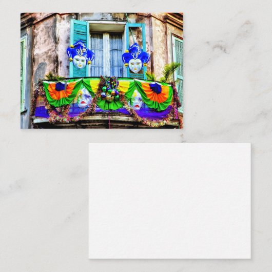 New Orleans, Louisiana Notitiekaartje (Voorkant / Achterkant)