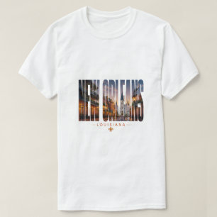 New Orleans Louisiana Reisontwerp T-shirt