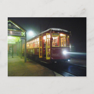 New Orleans, Louisiana- Riverfront Streetcar Briefkaart