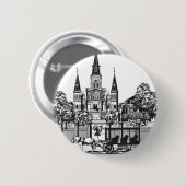 New Orleans, Louisiana Ronde Button 5,7 Cm (Voorkant /achterkant)
