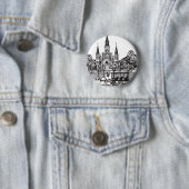 New Orleans, Louisiana Ronde Button 5,7 Cm (In situ)
