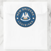 New Orleans Louisiana Ronde Sticker (Tas)