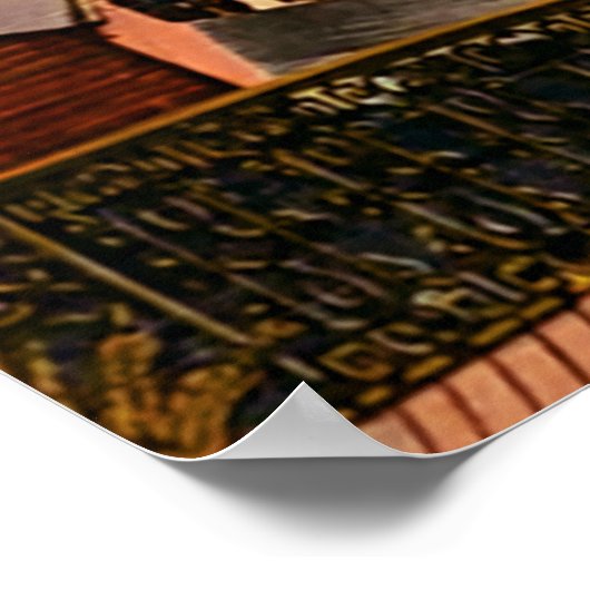 New Orleans Louisiana Royal Street Balcony Poster (Hoek)