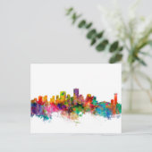 New Orleans Louisiana Skyline Briefkaart (Staand voorkant)
