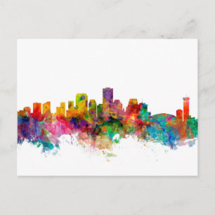 New Orleans Louisiana Skyline Briefkaart