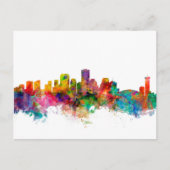 New Orleans Louisiana Skyline Briefkaart (Voorkant)