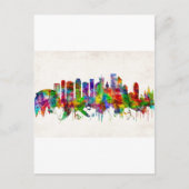 New Orleans Louisiana Skyline Feestdagenkaart (Voorkant)