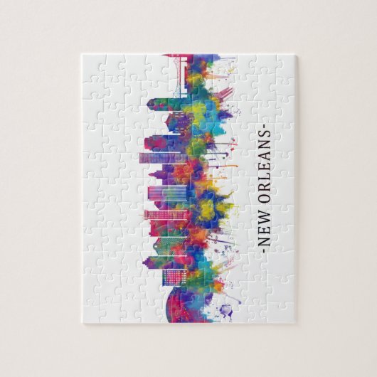 New Orleans Louisiana Skyline Legpuzzel (Verticaal)