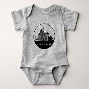 New Orleans Louisiana Skyline Romper