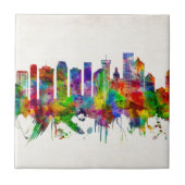 New Orleans Louisiana Skyline Tegeltje (Voorkant)