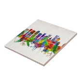 New Orleans Louisiana Skyline Tegeltje (Zijkant)