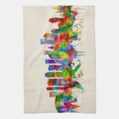 New Orleans Louisiana Skyline Theedoek (Verticaal)