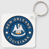 New Orleans Louisiana Sleutelhanger (Achterkant)