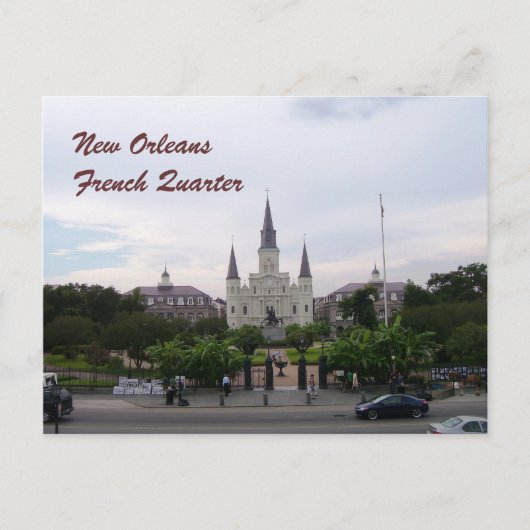 New Orleans, Louisiana St. Louis Cathedral Briefkaart (Voorkant)