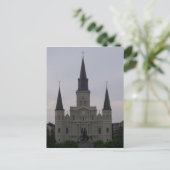 New Orleans, Louisiana St. Louis Cathedral Briefkaart (Staand voorkant)