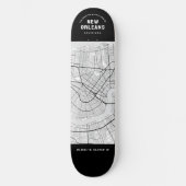 New Orleans, Louisiana Stadsplattegrond Skateboard (Voorkant)