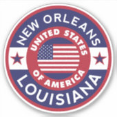 NEW ORLEANS, Louisiana Sticker (Voorkant)