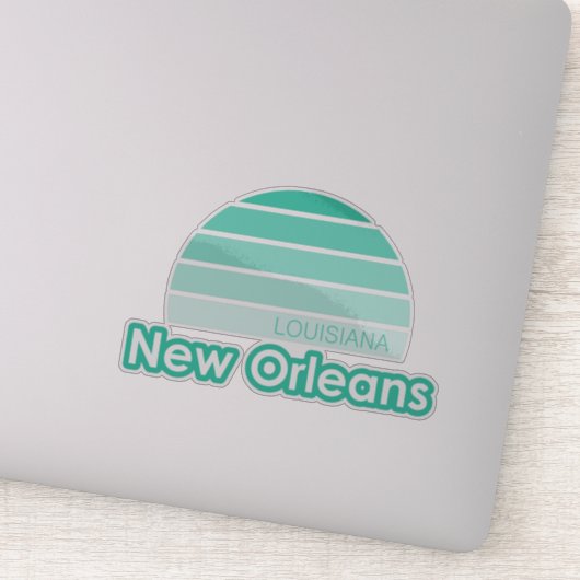 New Orleans Louisiana Sticker (Detail)