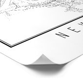 New Orleans Louisiana Street Map Poster (Hoek)