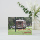 New Orleans, Louisiana Streetcar Briefkaart (Staand voorkant)