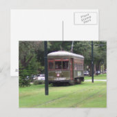 New Orleans, Louisiana Streetcar Briefkaart (Voorkant / Achterkant)