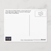 New Orleans, Louisiana / The Big Easy at night. Briefkaart (Achterkant)