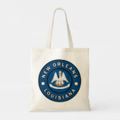 New Orleans Louisiana Tote Bag (Achterkant)