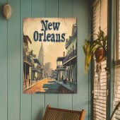  New Orleans, Louisiana Travel Wall Poster