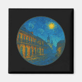 New Orleans Louisiana - Van Gogh Starry Night Styl Magneet (Voorkant)