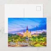New Orleans, Louisiana, Verenigde Staten Briefkaart (Voorkant / Achterkant)