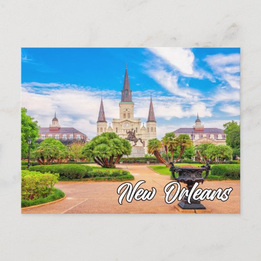 New Orleans, Louisiana, Verenigde Staten Briefkaart (Voorkant)