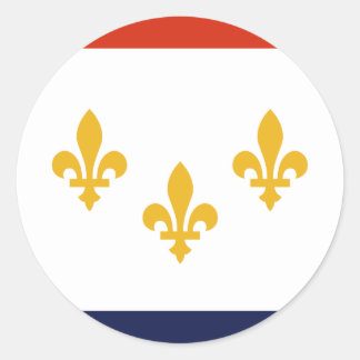 New Orleans, Louisiana, Verenigde Staten Ronde Sticker