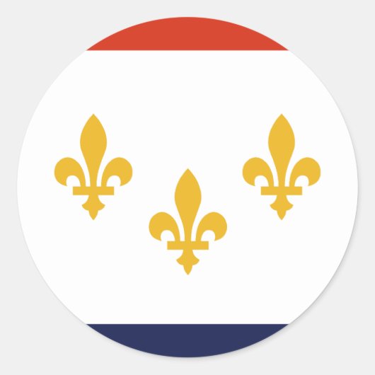 New Orleans, Louisiana, Verenigde Staten Ronde Sticker (Voorkant)