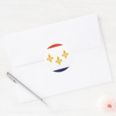 New Orleans, Louisiana, Verenigde Staten Ronde Sticker (Envelop)