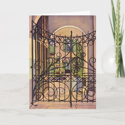 New Orleans Louisiane 616 Koninklijke Straat Kaart (Voorkant)