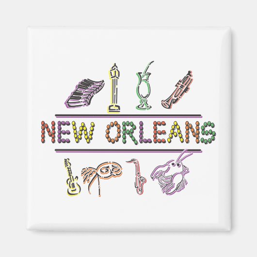 New Orleans Magneet (Voorkant)