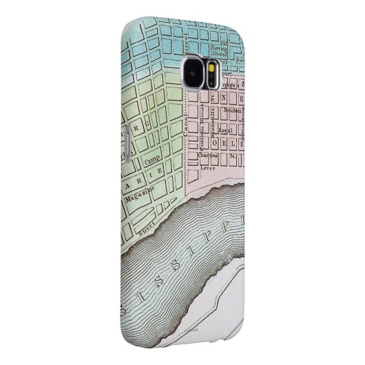 New Orleans Map, 1837 Case-Mate Samsung Galaxy Hoesje (Back/Rechts)