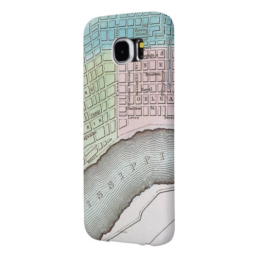 New Orleans Map, 1837 Case-Mate Samsung Galaxy Hoesje (Achterkant Links)