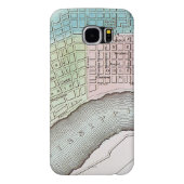 New Orleans Map, 1837 Case-Mate Samsung Galaxy Hoesje (Achterkant)