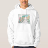 New Orleans Map, 1837 Hoodie (Voorkant)