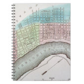 New Orleans Map, 1837 Notitieboek (Voorkant)