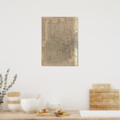 New Orleans Map 1908 Poster (Keuken)