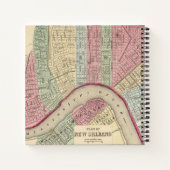 New Orleans Map door Mitchell Notitieboek (Achterkant)