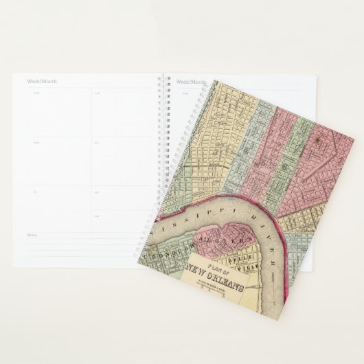 New Orleans Map door Mitchell Planner (Display)