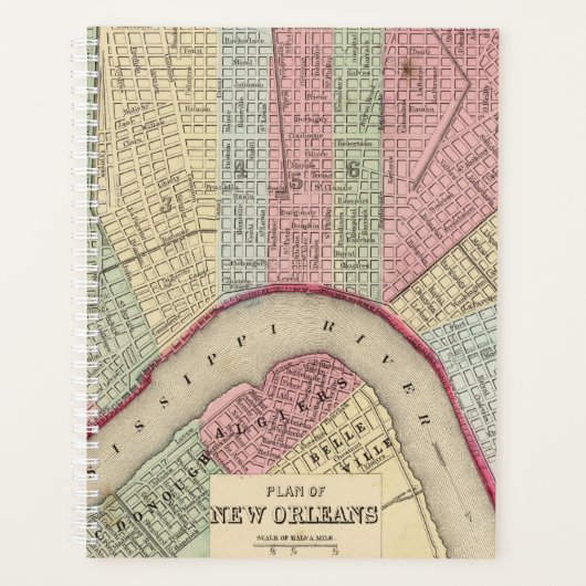 New Orleans Map door Mitchell Planner (Voorkant)