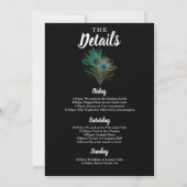 New Orleans Mardi Gras Bachelorette Party Kaart (Achterkant)