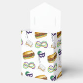 New Orleans Mardi Gras Beignet beheert Masker PoBo Bedankdoosjes (Geopend)