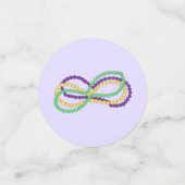 New Orleans Mardi Gras Beignet beheert Masker PoBo Confetti (Kleine voorkant)