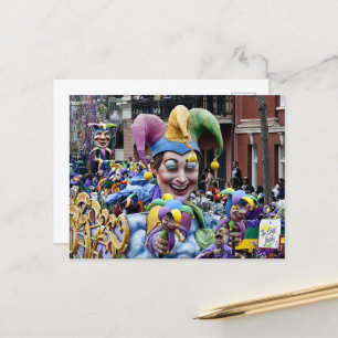 New Orleans Mardi Gras Briefkaart