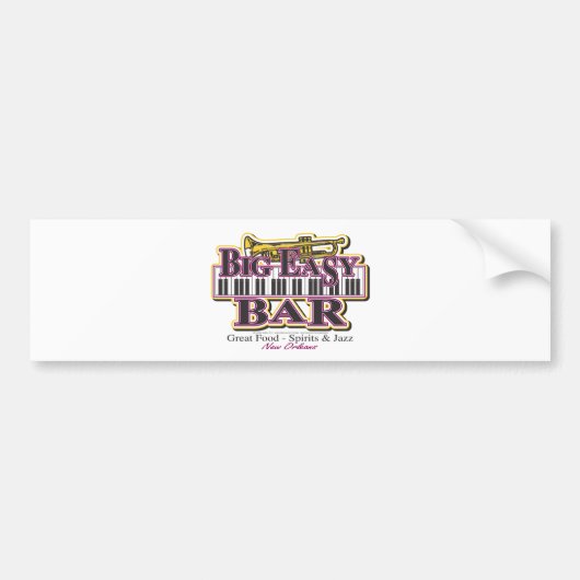 New Orleans Mardi Gras Bumpersticker (Voorkant)
